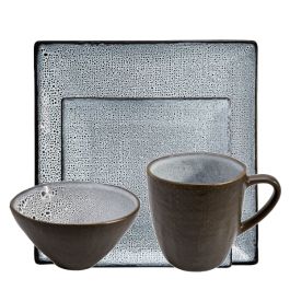 Lava 16 Piece Square Dinner Set