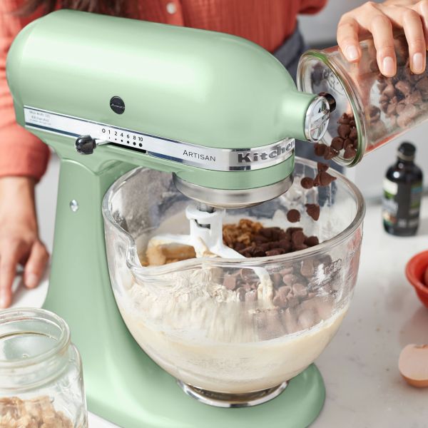 Kitchenaid pistachio hand mixer top