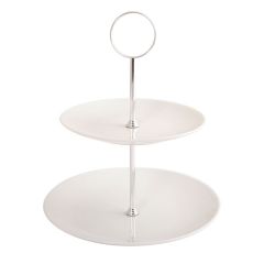 Arctic Small 2 Tiered Coupe Cakestand