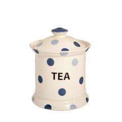 Blue Spot Tea Storage Jar