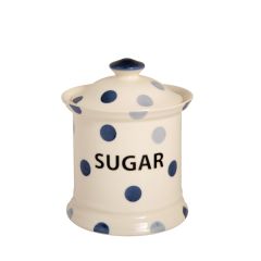 Blue Spot Sugar Storgae Jar