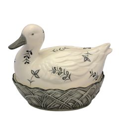Ducks & Hens - Emily Duck - Black Leaves