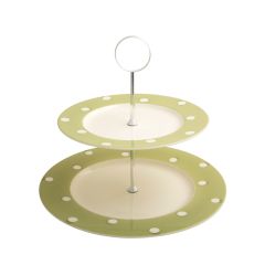 Kitchen Spot Apple Green Two Tier Cakestand