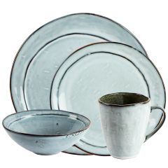 Misty Dinner Set with Mugs