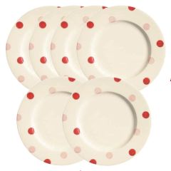 Side Plate Set - Red Spot