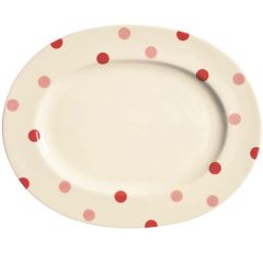 Red Spot Oval Platter