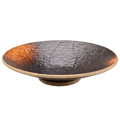 Raw Coupe Bowl 26cm Amber