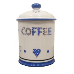 Take Heart Blue - Coffee Storage Jar
