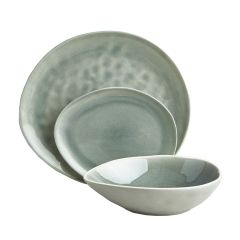 Vie Naturelle Soft Grey 12 Piece Dinner Set