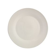White Linen Dinner Plate