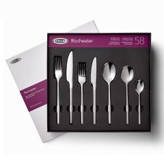 Rochester 58 Piece Cutlery Set - Open Box