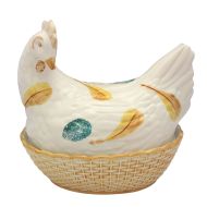 Duck & Hens - Henrietta Hen - Yellow & Turqoise