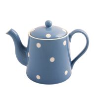 Kitchen Spot Teapot, Delph Blue