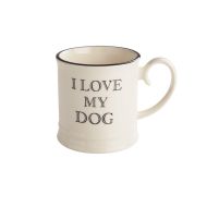 Quips & Quotes Tankard Mug - I Love My Dog