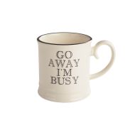 Quips & Quotes Tankard Mug - Go Away I'm Busy