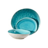 12 Piece Dinner Set - Vie Naturelle Turquoise