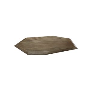 Ash Wood Rectangular Faceted Board 40cm
