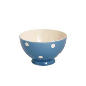 Kitchen Spot Footed Cereal Bowl, Delph Blue