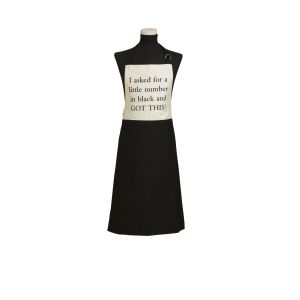 Quips & Quotes Apron - Little Number In Black