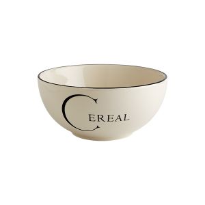 Script Coupe Cereal Bowl - Cereal side