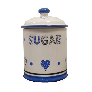 Take Heart Blue - Sugar Storage Jar