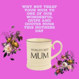 Quips & Quotes World's Best Mum Tankard Mug